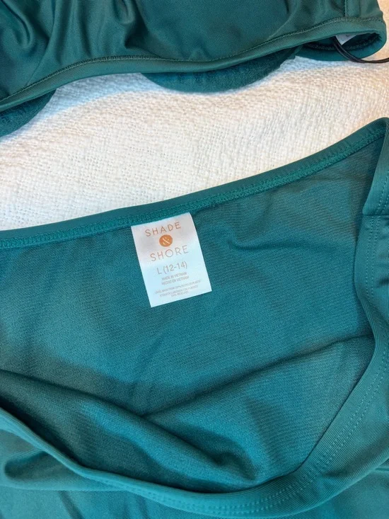 Shade & Shore Tea High Waisted Bottom Underwire Top Bikini Ser - New With tags ! - Picture 4 of 6